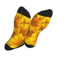 thumbnail image 5 of KLL 3D Sunflowers Print Cool Socks Men's Women's Crew Socks Funny Crazy Novelty Stockings, 5 of 7