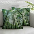 thumbnail image 3 of Creowell  Landscapes Green Trees Decorative Throw Waist Pillow Case Cushion Cover Pillowcase, 3 of 5