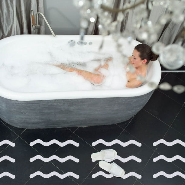 Safety Bathtub Strips Adhesive Decals, Slip Resistant Bathtub Decals
