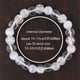 thumbnail image 4 of Ojo de Gato Piedra Cristal Blanco Pulsera Elástica para Hombres Mujeres Joyería Energía Positiva para el Estrés Daily Wear, 4 of 7