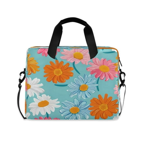 Laptop Bag Laptop Briefcase 15.7 x 3 x 11.8 Inches Laptop Bag Briefcases Laptop Storage Travel Laptop Bag Work Laptop Bag Multicolor Chrysanthemum