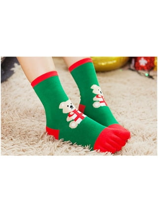 Christmas Toe Socks