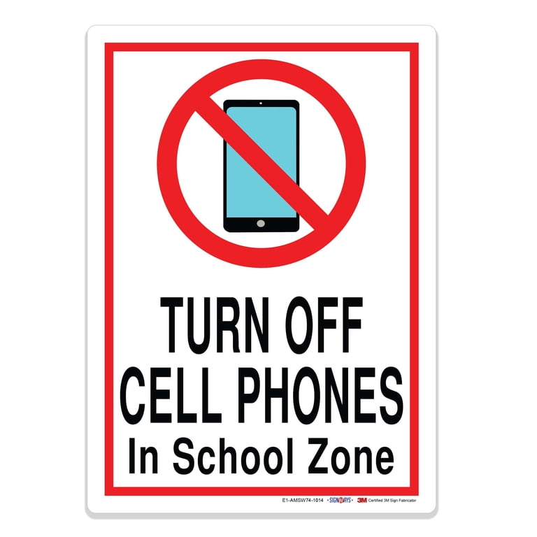 Free Printable No Cell Phone Sign Templates [PDF], 46% OFF