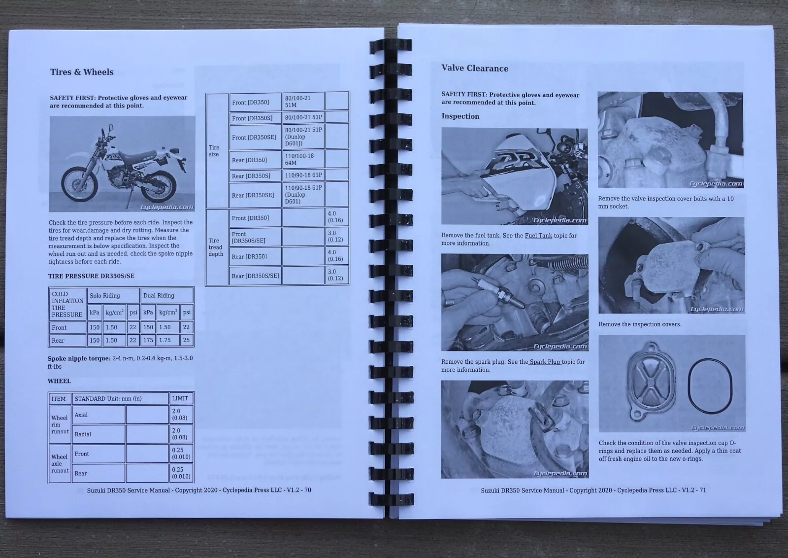 1990-1999 Suzuki DR250 & DR350 S/SE SERVICE & REPAIR MANUAL