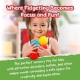 thumbnail image 3 of Squishy Stress Balls Monkey Noodle, paquete de 3 juguetes sensoriales para niños, 3 of 8