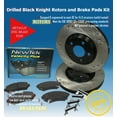 thumbnail image 2 of BK1323-2D Front Premium E-Coat Drilled Rotors and Semi-Metallic Disc Brake Pads and Hardware Set Kit, 2 of 9