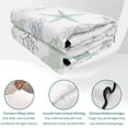 thumbnail image 4 of King Quilt Set 96''x106'', Green Coastal Lightweight Bedspread Coverlet Set with 2 Pillow Shams, Nautical Summer Beach Coral Sea Turtle Breathable All Season Quilt Bedding for Bedroom/Guest Room, 4 of 9