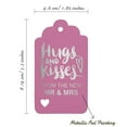 thumbnail image 5 of Inkdotpot Silver Foil Paper Hang Tags Hugs And Kisses From The New Wedding Favor Tags 100 Pieces, 5 of 6