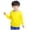 Yellow, variant on XYAIYT Boys Long Sleeve Shirt Crew Neck Hoodless Pullovers Basic Casual Solid Color Sweatshirts Comfy Loose