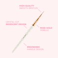 thumbnail image 4 of Kleinfeld Mujer Novia 'Love' Bachelorette Crystal Hair Bobby Pin Love Crystal/Rodio Talla única, 4 of 4
