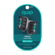 quip Ultra EasyClick Brush Pod Sonic Electric Toothbrush Heads, 2 Pack