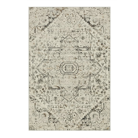 Mohawk Home Icarus Indoor Woven Area Rug, Cream, 6' x 9'