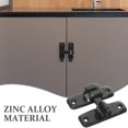 thumbnail image 4 of OUNONA 1 Set Black Garage Door Lock Replacement Zinc Alloy For Homeowners, 4 of 7