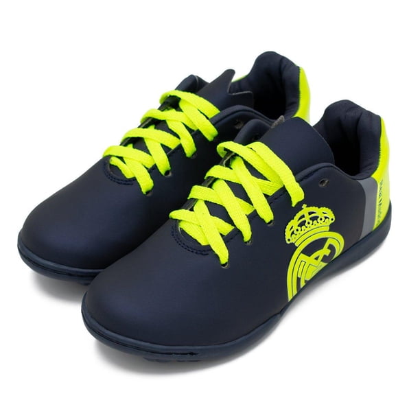 Real Madrid - Tenis Infantil Con Suela Antirrapante - Niño - 9557 blanco 18 Mini Pugs ZZ-9557