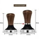 thumbnail image 2 of Tamper de Café con Manija de Nogal de 51 Mm Tamper Manual de Espresso de 51 Mm Tamper de Café Espresso de Acero Inoxidable 304 con Alfombrilla, 2 of 5