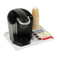 thumbnail image 4 of Mind Reader Coffee Station Serving Tray, 7 Pod Capacity, Countertop Organizer, Storage, White, 4 of 7