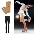 thumbnail image 1 of Patinaje sobre / Patinaje artístico Pantalones de práctica y sobre las botaallas Pantalones de skate Leggings para competencia de práctica Cola Medias de patinaje sobre hielo para niñas, 1 of 8