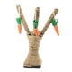 thumbnail image 1 of Rascador de árbol para gatos y gatitos, poste para rascar, estructura de escalada para mascotas, árbol con zanahorias, juguetes divertidos para jugar, 1 of 5