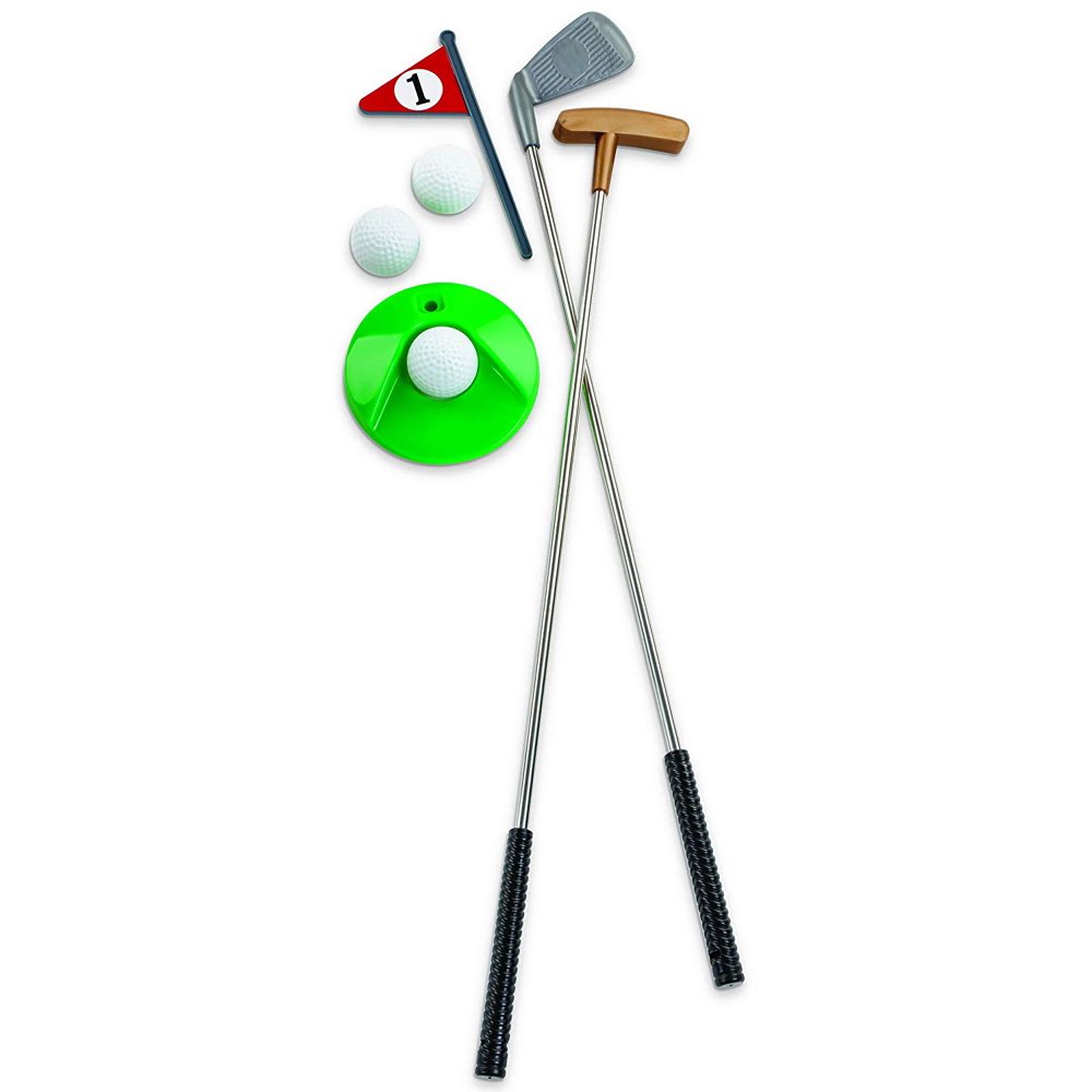 Indoor Kids Golf Set Novelty Toy Sports Kids Plastic Training 7 Piece
