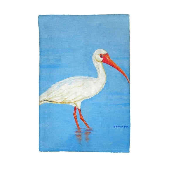 Betsy Drake Interiors Posing White Ibis Kitchen Towel