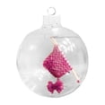 thumbnail image 1 of Monstrate Decoraciones de bolas de Navidad versátiles de plástico, aspecto exquisito y duradero, ampliamente utilizado Kits de decoración para fiestas púrpura, 1 of 6