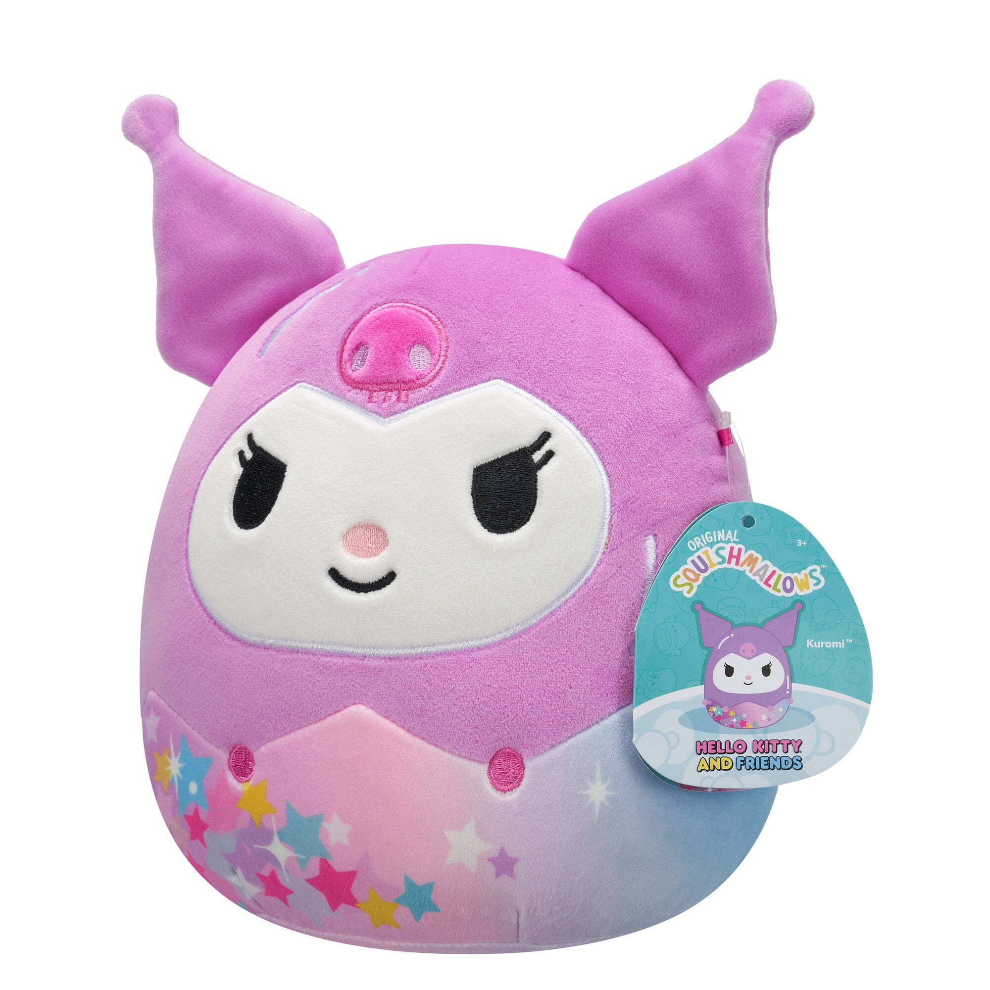 Squishmallows Original Sanrio 8 inch Kuromi in Star Shine Outfit - Child's Ultra Soft Plush Toy