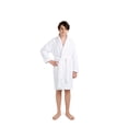 thumbnail image 4 of BC BARE COTTON Bare Cotton Kids Microfiber Fleece Shawl Robe - Boys - White - Large, 4 of 5