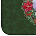 thumbnail image 4 of Caroline's Treasures Bichon Frise Poinsetta Wreath Dish Drying Mat, 4 of 7