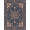 Grey Blue Rose, Pattern 7, variant on ODIKA 8'x10' Washable Area Rug Floral Medallion With Vintage Scroll Border And Trellis Mauve Rose Refined for Dining Room, Large Office, Lounge, Non-Slip Chair-Friendly Mat