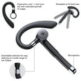 thumbnail image 5 of Bluetooth Headset Wireless Headphone Handsfree Call Earpiece Noise Cancelling Earbud Long Standby Time Earphone Compatible with Smart Cell Phones Car Driver Trucker Business Office Men Women, 5 of 8