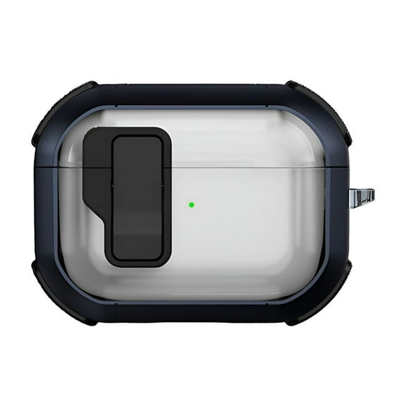 GJX Case for Airpods 4,Cool Armor Design Protection Cover for Airpods 4 Case,Full Protection Against Drops & Shocks Protective Case Cover for Apple Airpods 4,Blue