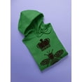 thumbnail image 3 of Bee With A Crown Hoodie Women -SPIdeals Designs, Female XX-Large, 3 of 4