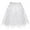 White, variant on Girls Solid Color Sequin Tutu Skirt For Girls Lace Up Bow Puffy Handmade Performance Skirt With Multiple Tier White