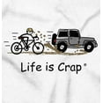 thumbnail image 2 of Biker Splashed Car Bicycle Ride Men's Graphic T Shirt Tees Brisco Brands L, 2 of 4