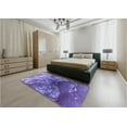thumbnail image 5 of Ahgly Company Machine Washable Indoor Square Transitional Purple Amethyst Purple Area Rugs, 8' Square, 5 of 7