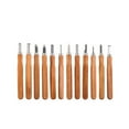 thumbnail image 1 of 12 Pcs/Ensemble Kit d'Outils de Gravure sur Bois Professionnel Manuel Menuiserie Charpentier Menuiserie Ménager, 1 of 6