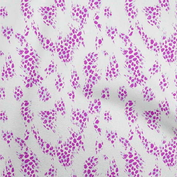 oneOone Polyester Spandex Purple Fabric Animals Sewing Fabric By The Yard Printed Diy Clothing Sewing Supplies 56 Inch Wide