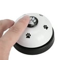 thumbnail image 3 of Dog Bells, Dog Training Bell Easy To Use Pet Interactive Toys Durable with 3Pcs Bells for Training White, 3 of 7