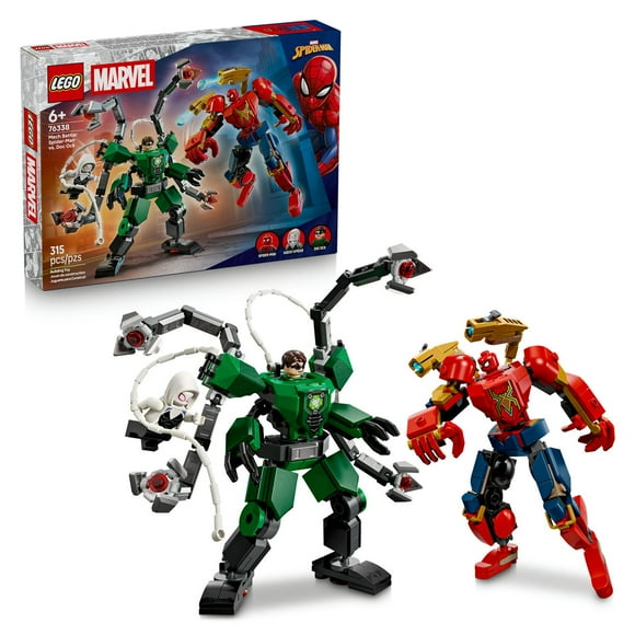 Set LEGO Super Heroes Batalla de Armaduras Robóticas SpiderMan vs Doc Ock 76338