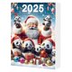 thumbnail image 1 of Calendario de cuenta regresiva para Navidad 2025 con adorable panda, decoración acrílica, caja de regalo para familiares y amigos., 1 of 5