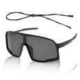 thumbnail image 1 of 1 Set de Gafas de Motocicleta Antideslumbrantes Tri-Acetato de Celulosa UV400 Gafas de Sol para Deportes al Aire Libre para Motocross, Moto de Tierra, ATV Lente Negra Marco Negro y Gris, 1 of 6