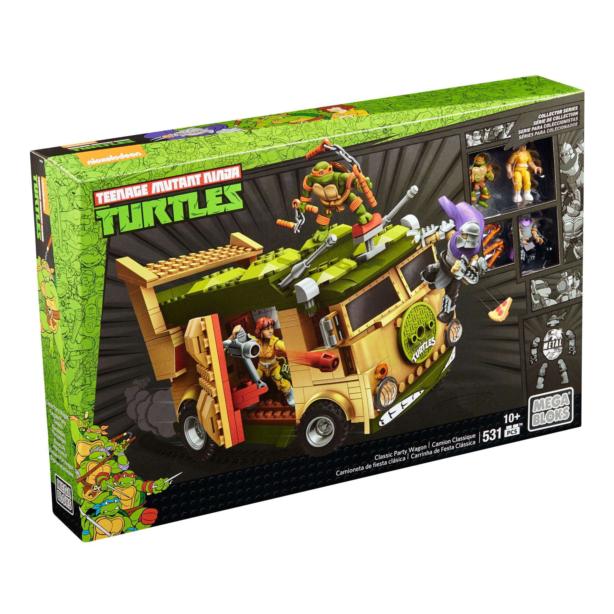 mega bloks teenage mutant ninja turtles party wagon