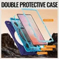 thumbnail image 5 of Case for Samsung Galaxy Tab S11 Ultra 14.6 inch 2025 SM-X930/X936B/X936E/X936U Shockporoof Cover with Built-in Screen Protector, Pencil Holder, Rotating Hand Strap, Stand, Shoulder Strap, 5 of 7
