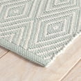 thumbnail image 3 of Dash & Albert Diamond Handwoven Indoor/Outdoor Rug, 4' x 6', Light Blue/Ivory, 3 of 6