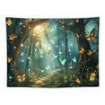 thumbnail image 5 of BCIIG  Enchanted Forest Tapestry, Fairy Tapestry Butterfly Wall Art Nature Tapestry Wall Hanging for Room Bedroom Dorm Decor 60x50inch, 5 of 6