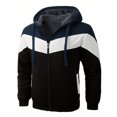 thumbnail image 1 of Gibobby Sudadera cierre hombre Sudadera con Capucha de Forro Polar Anchor para Hombre Sudadera con Capucha para Hombre(Negro,XG), 1 of 5