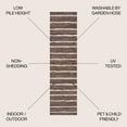 thumbnail image 4 of JONATHAN Y SANTA MONICA 2 x 10 Runner Rug, Colonia Berber Stripe - Brown/Beige, SMB125B-210, 4 of 10