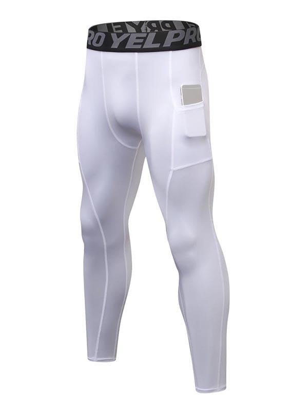Uccdo Men's Compression Pants Running Baselayer Cool Dry Sports Tights