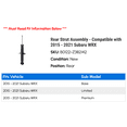 thumbnail image 2 of Rear Strut Assembly - Compatible with 2015 - 2021 Subaru WRX 2016 2017 2018 2019 2020, 2 of 2