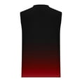 thumbnail image 4 of Hombres Moda Casual sin Mangas Gradación Impresión Suéter Cuello Redondo Tanque Deportivo, 4 of 7